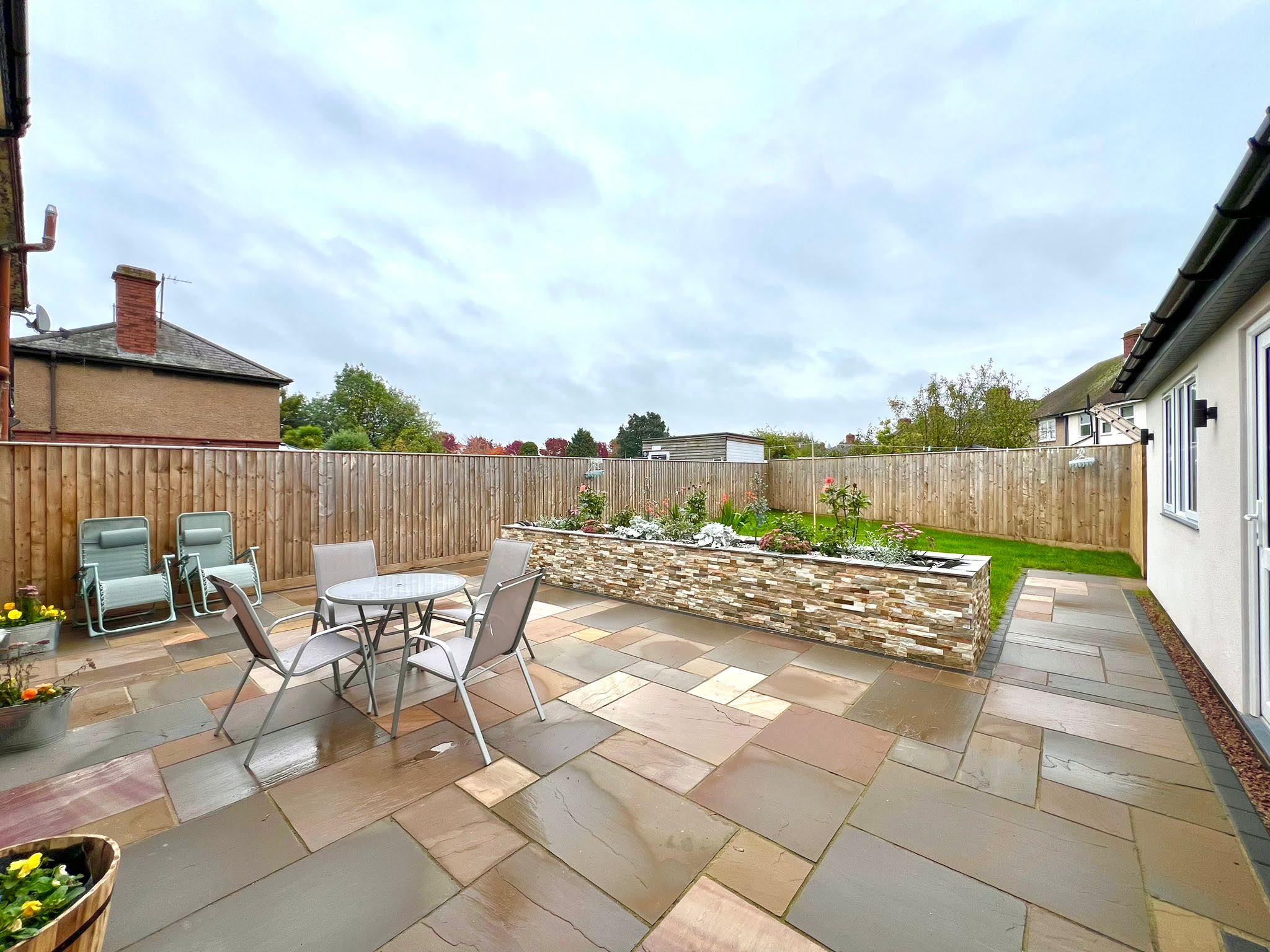 Fencing and paving project at Andrews Close