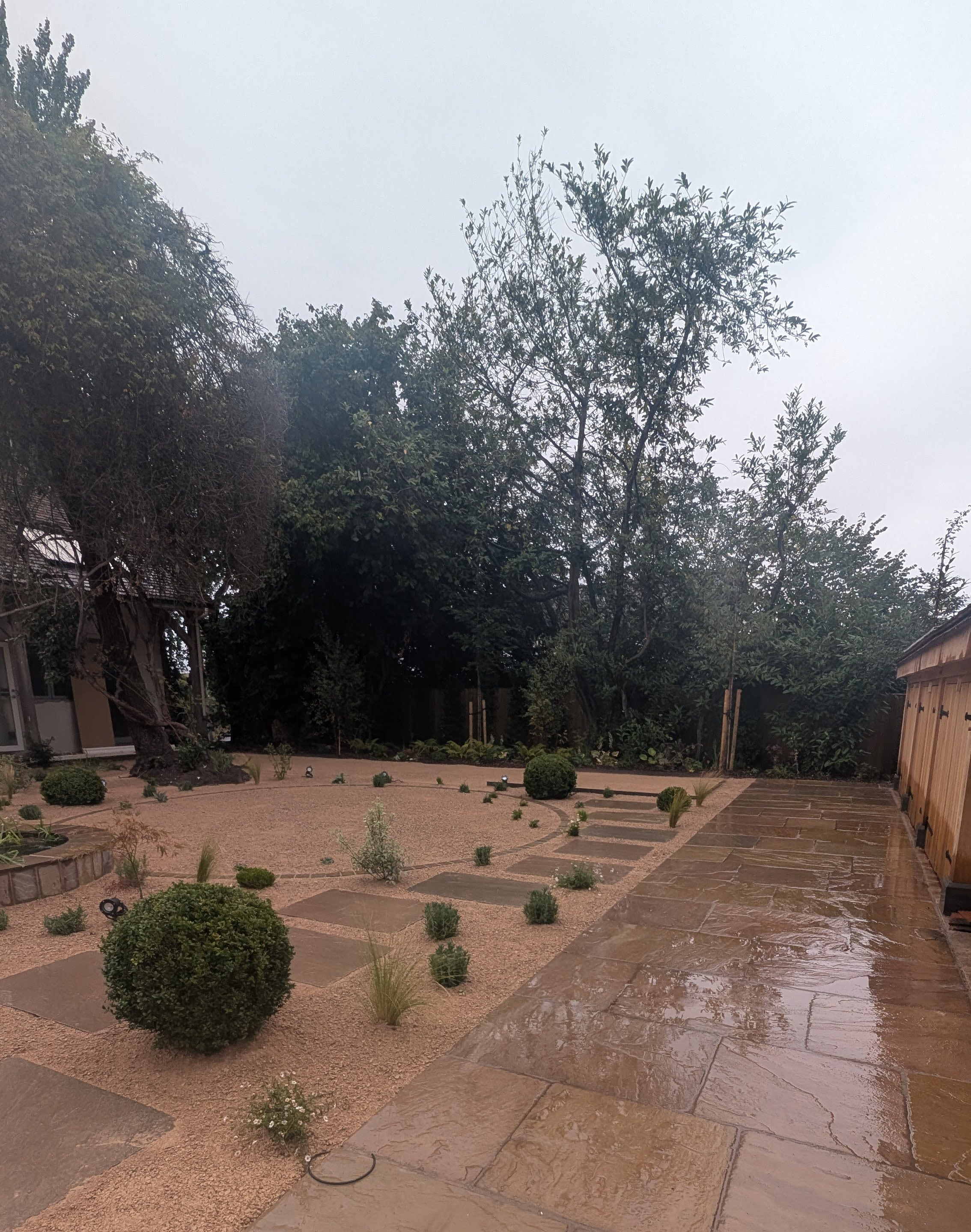 Landscaping project at Dorstone