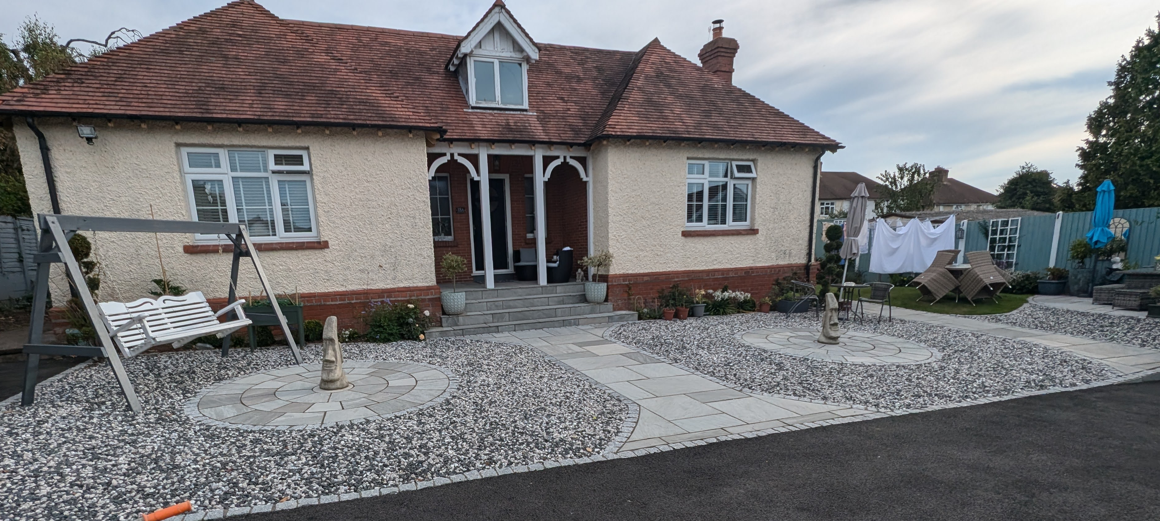 Sandstone paving project