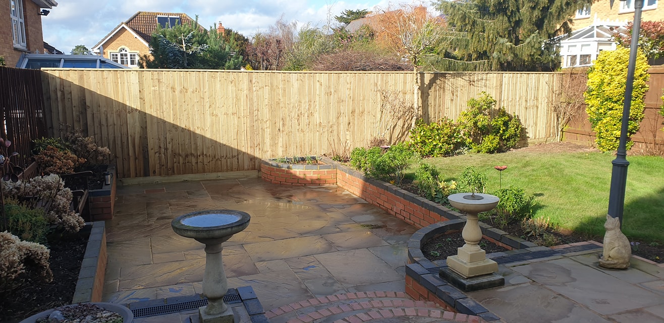 Closeboard timber fencing installed by Hereford Fencing & Landscaping
